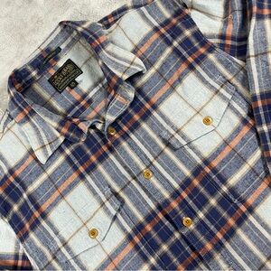 Lucky Brand Mens plaid‎ Flannel Large